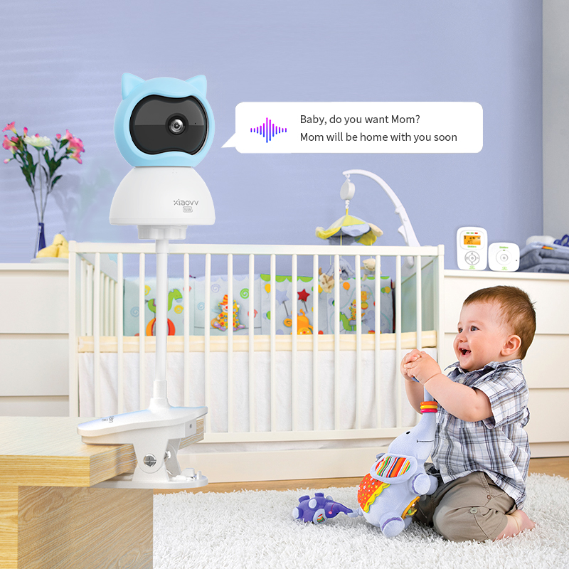 4MP WiFi xiaovv indoor Baby Mo - Home Security Adt avaliação e preço