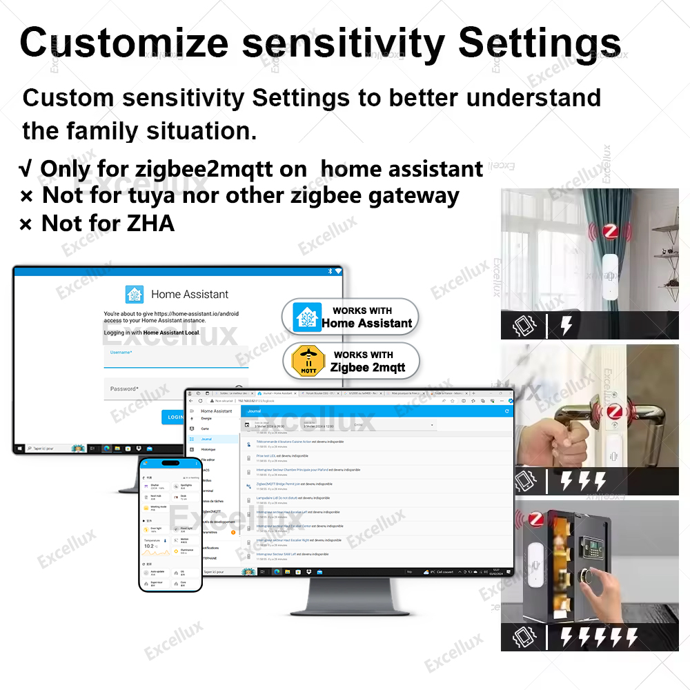 Zigbee Smart Vibration Sensor  - Home Security Home Assistant avaliação e preço