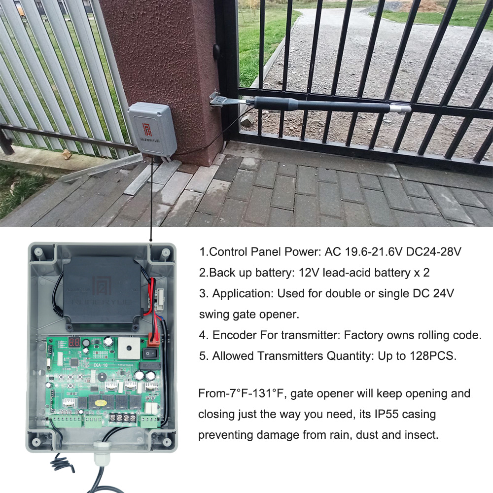 Electric Gate Opener Medium Du - Home Security Electric Fence avaliação e preço