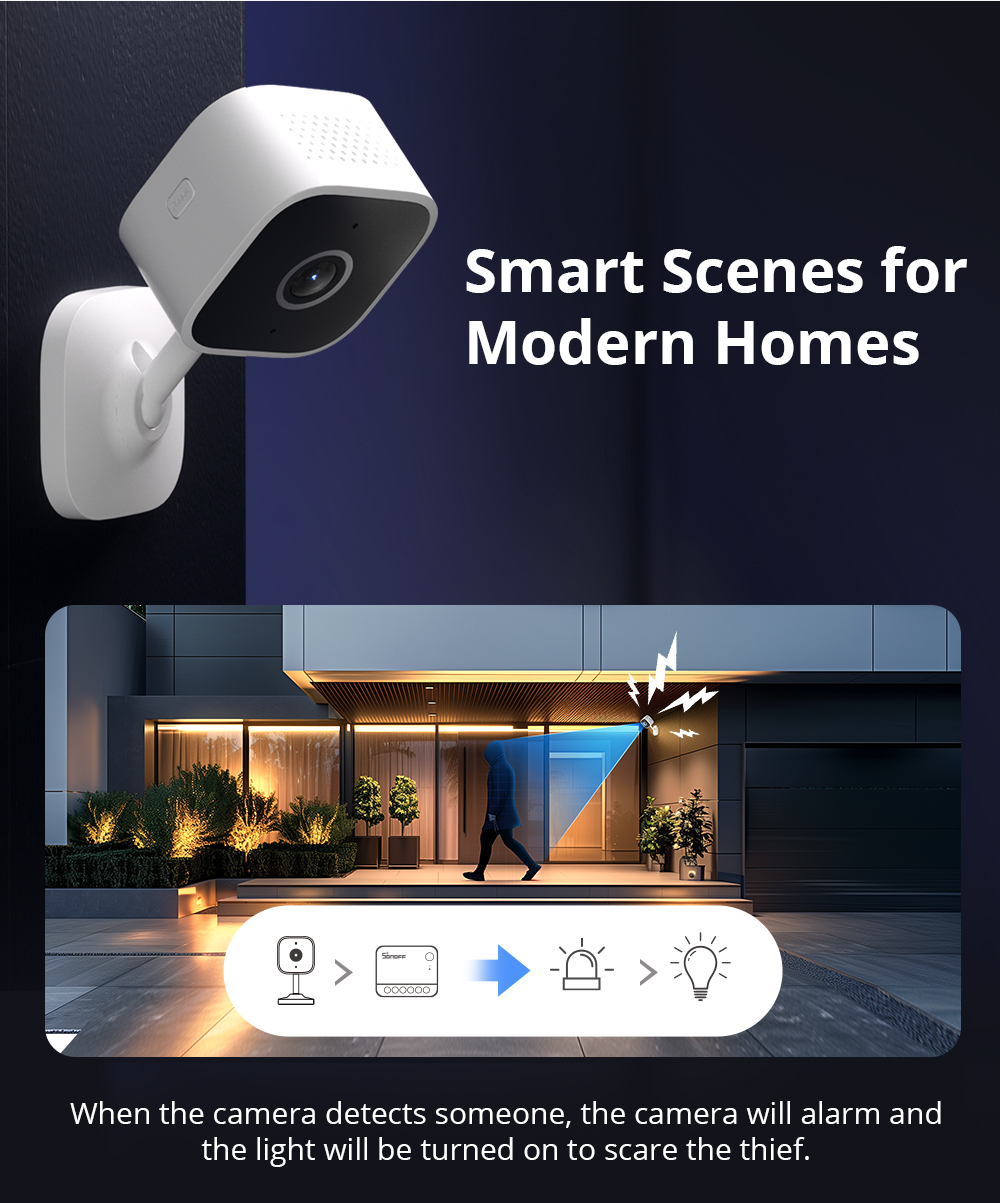 SONOFF CAM Slim Gen2 WiFi Smar - Home Security Adt avaliação e preço