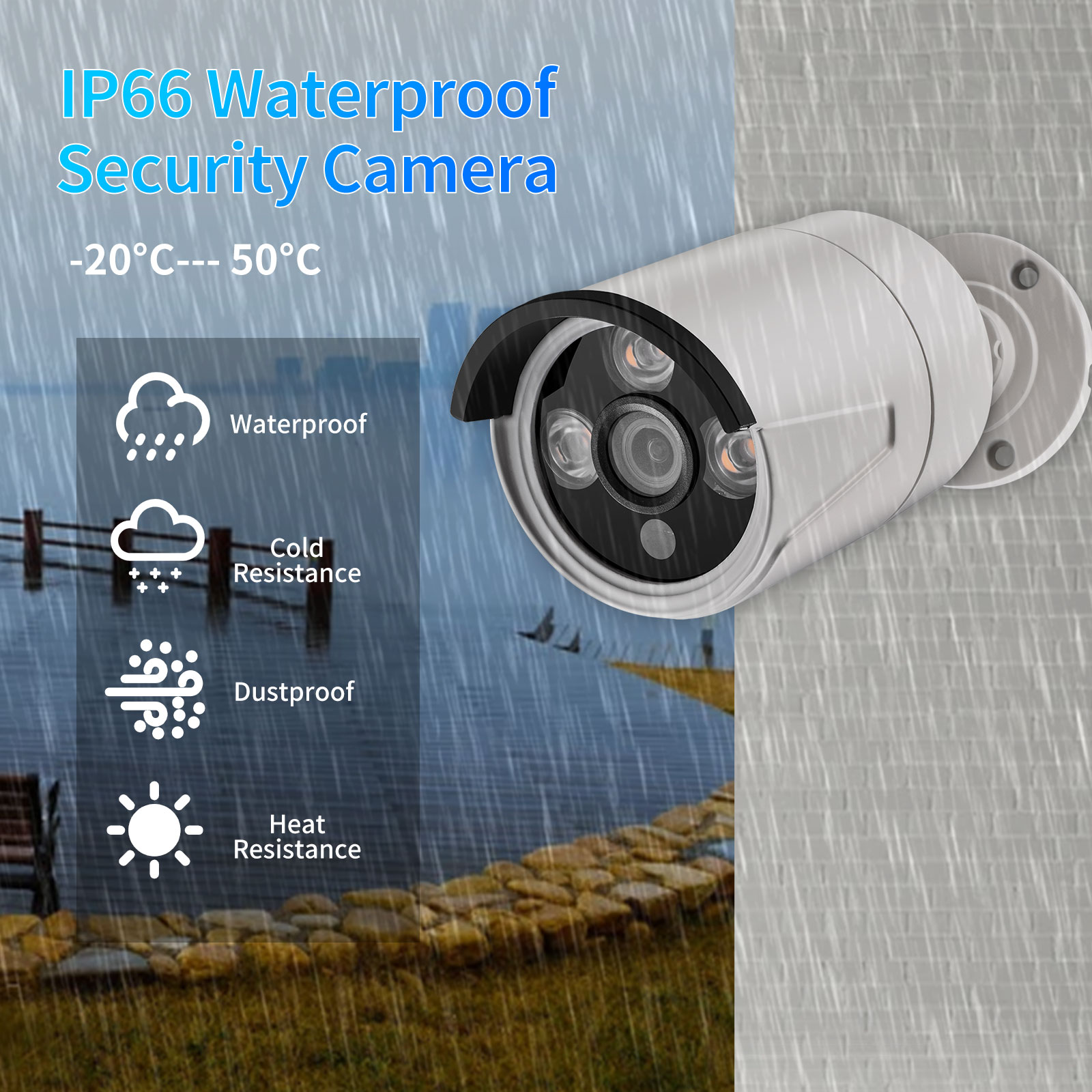 AZISHN H.265+ 4K 8MP Audio POE - Home Security Nvr avaliação e preço