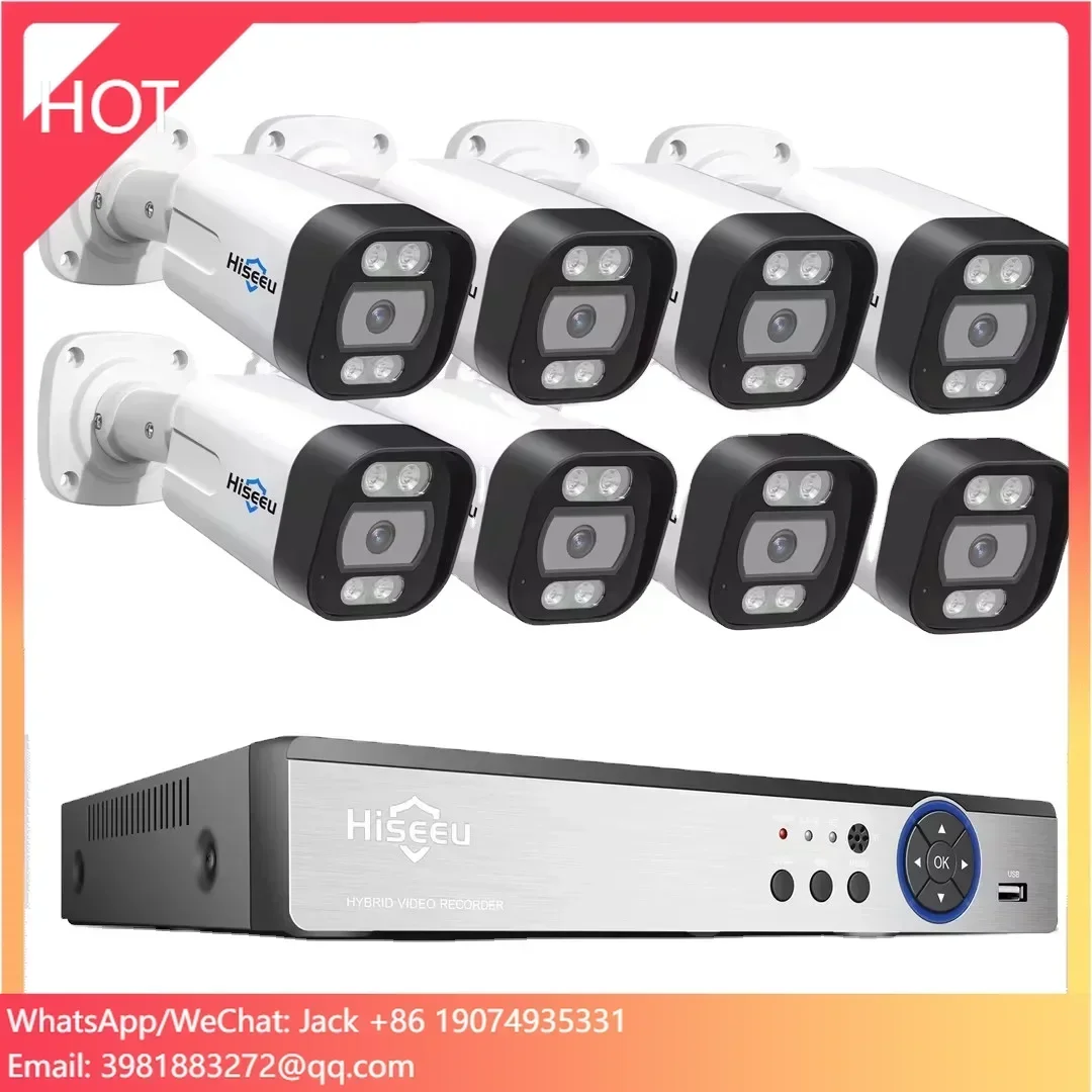 Hiseeu 4K 8channel 8mp Outdoor - Home Security Nvr avaliação e preço