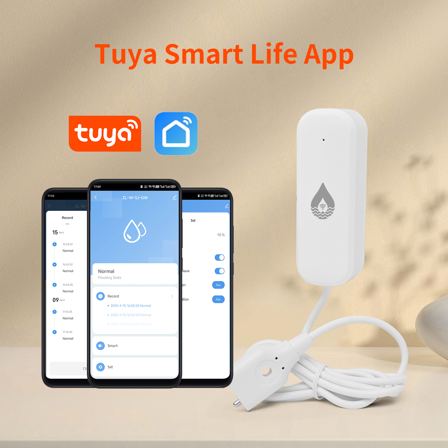 YFK Tuya WiFi Water Leakage Se - Home Security Home Assistant avaliação e preço