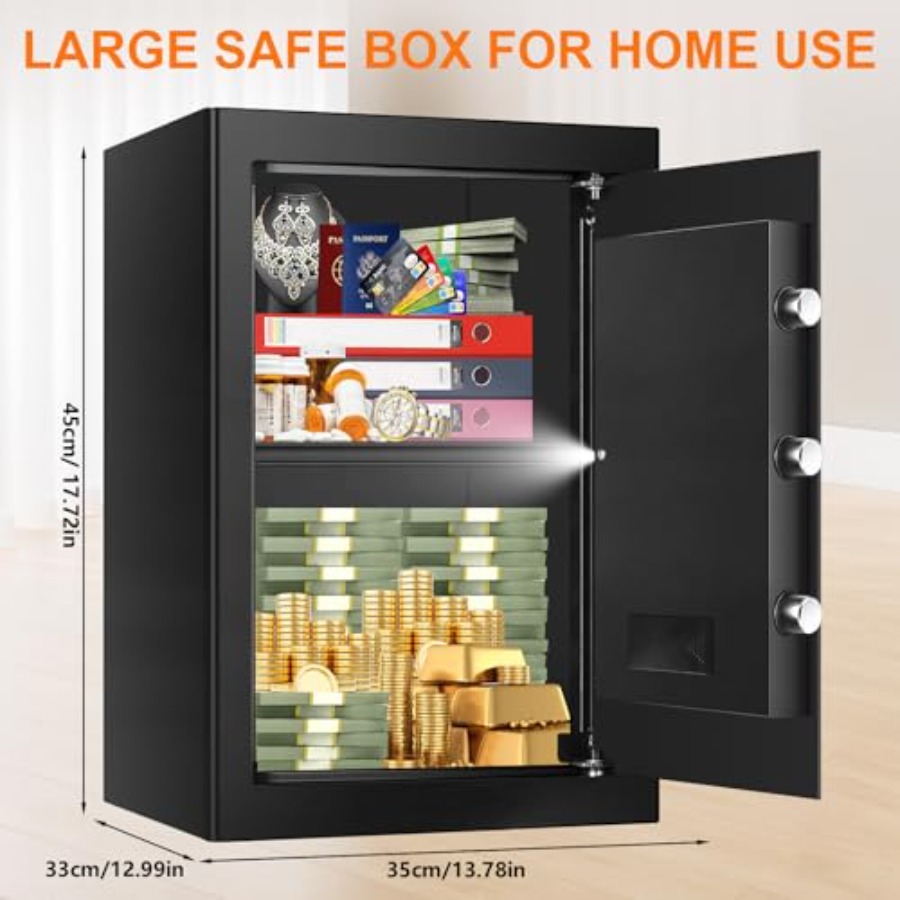 Home security safe: 3.4 cu ft  - Safe Box Digital avaliação e preço