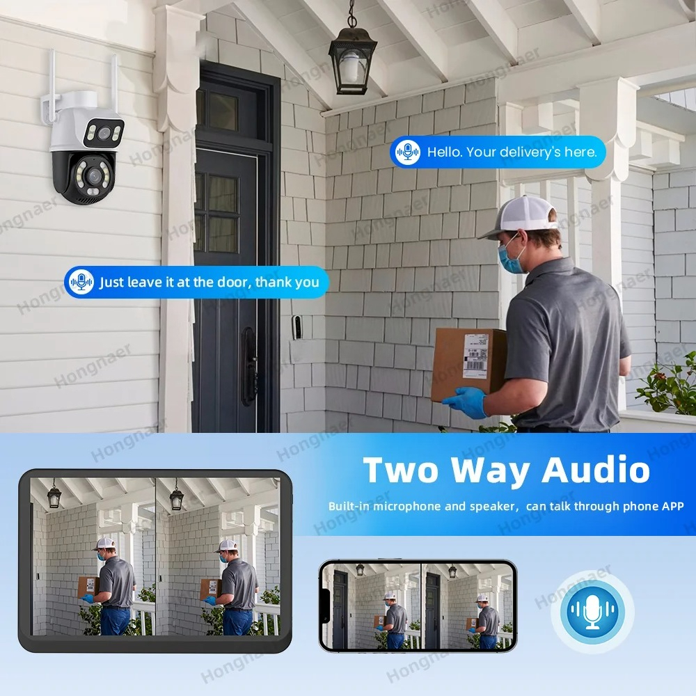 Hongnaer 6MP 4CH Dual Lens Hom - Home Security Nvr avaliação e preço