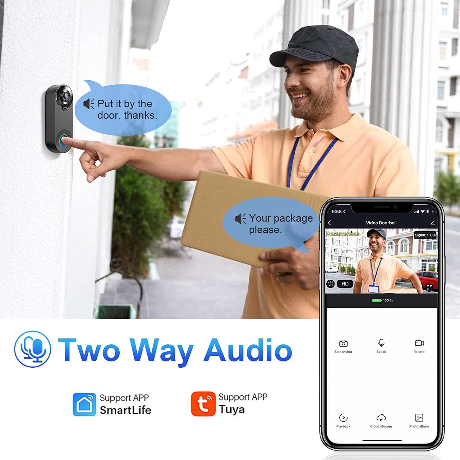 5G 2.4G WiFi Video Doorbell 10 - Home Security Adt avaliação e preço