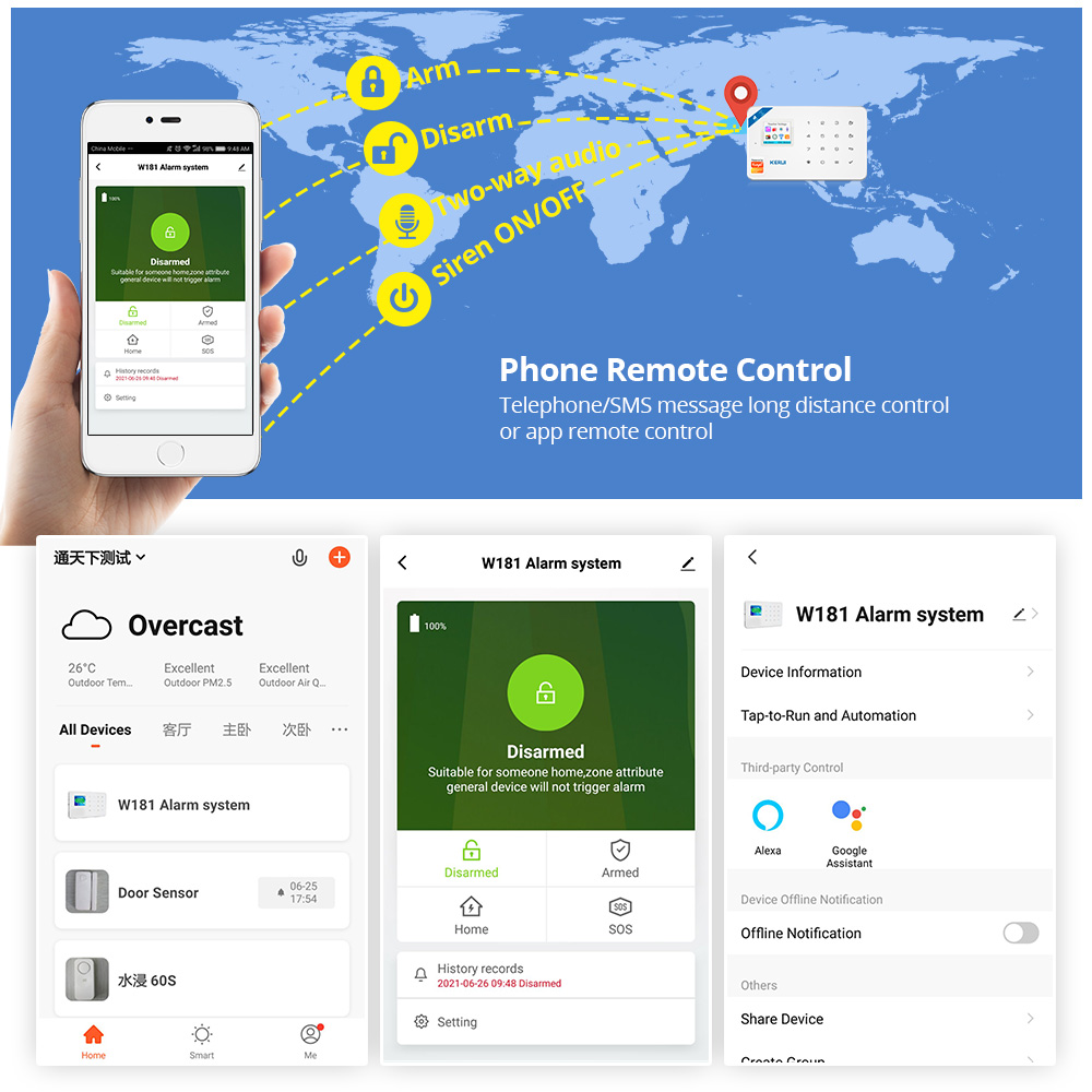 KERUI Security Alarm System Ki - Home Security Technician avaliação e preço