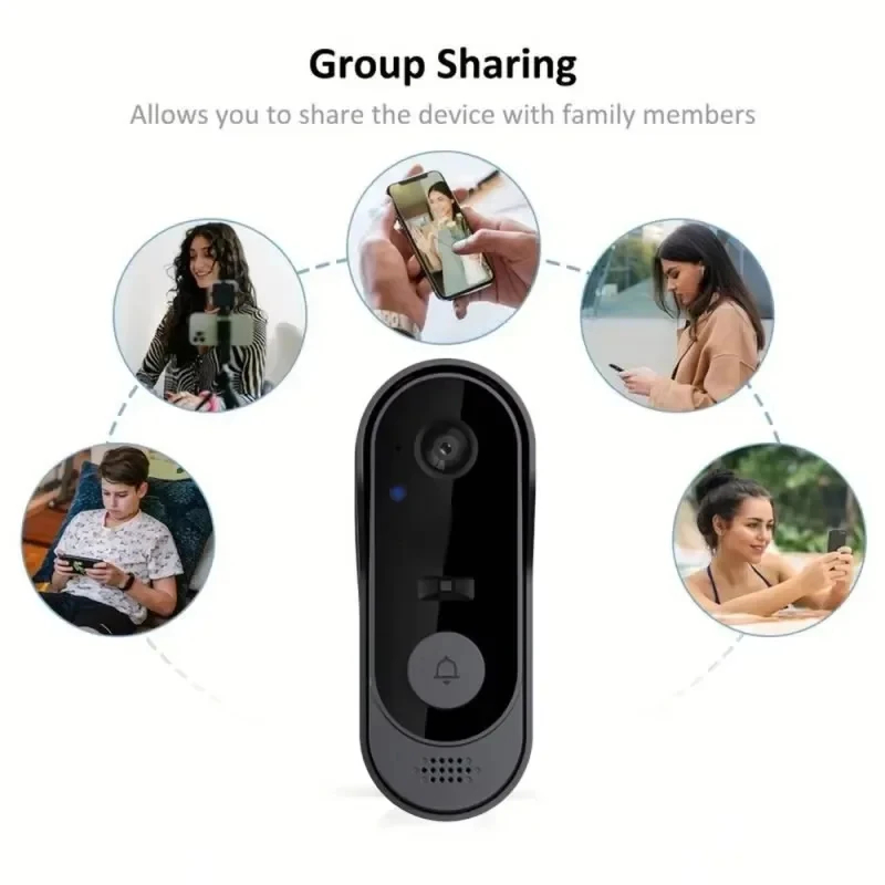 Tuya WIFI Camera Doorbell HD V - Home Security Adt avaliação e preço