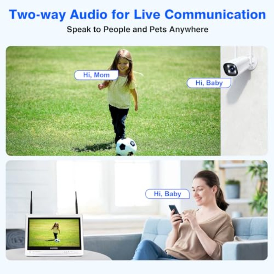 Wireless security camera syste - Home Security Nvr avaliação e preço