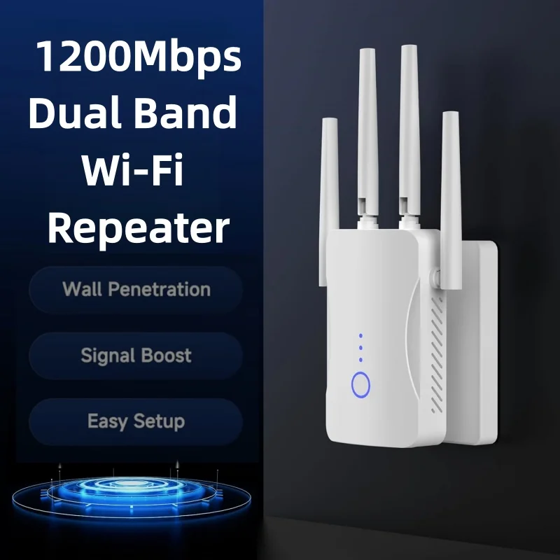 2.4G/5GHz Dual Band WiFi Repea - Home Security Outdoor avaliação e preço