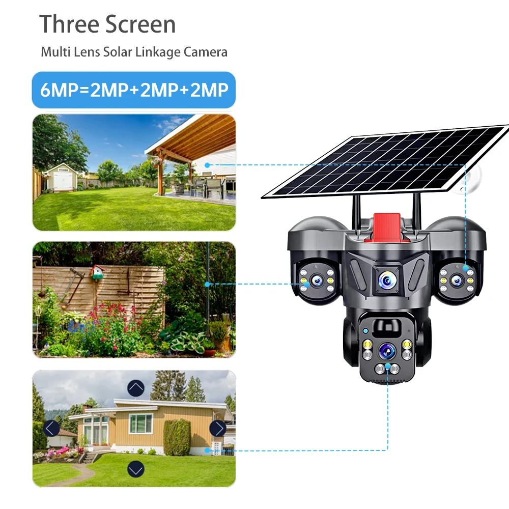 KERUI Outdoor PTZ 6MP 4G SIM W - Home Security Upgrades avaliação e preço