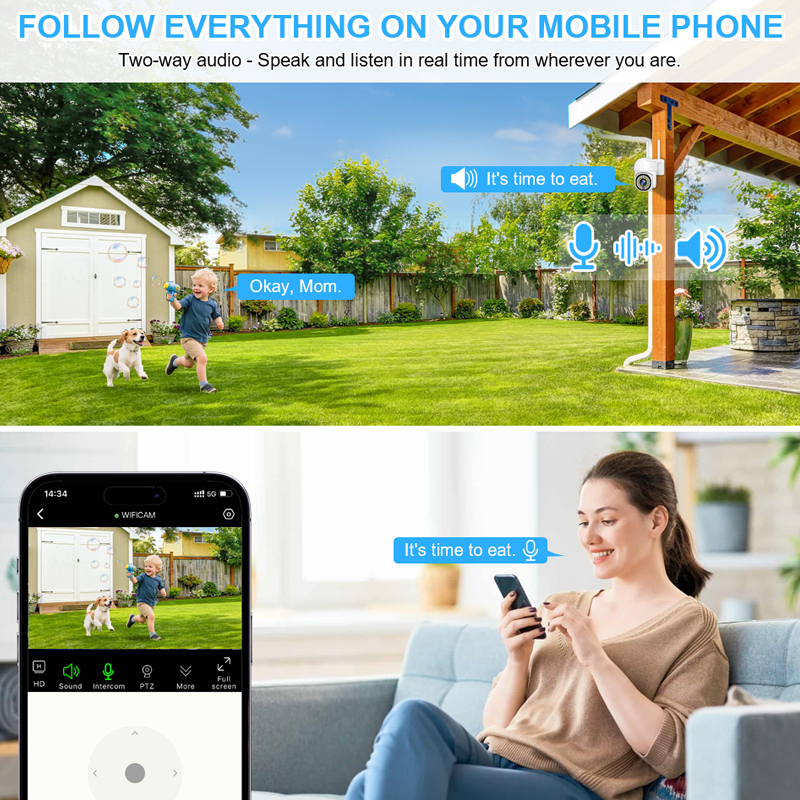 Smar 3MP Wireless CCTV Securit - Home Security Upgrades avaliação e preço