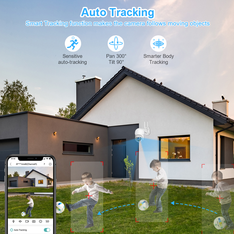 Smar 3MP Wireless CCTV Securit - Home Security Upgrades avaliação e preço