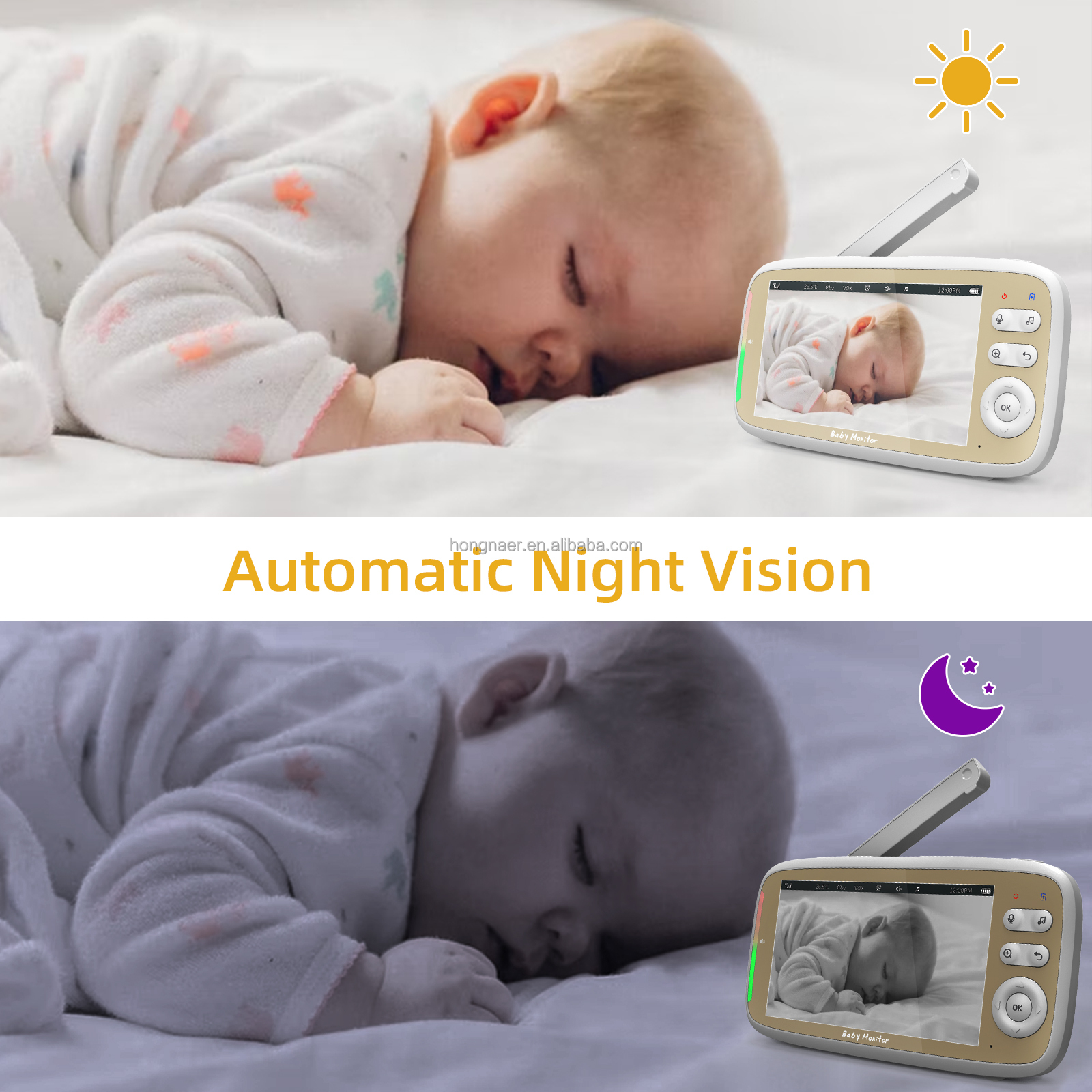Hongnaer Home Audio Baby CCTV  - Home Security Video avaliação e preço