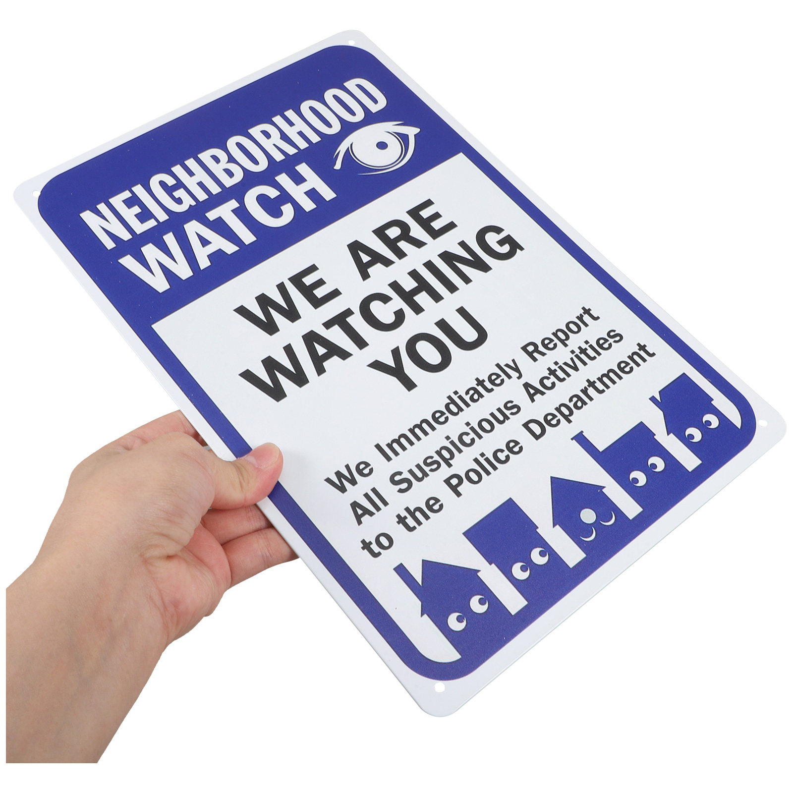 We Are Watching You Sign Weath - Home Security Outdoor avaliação e preço