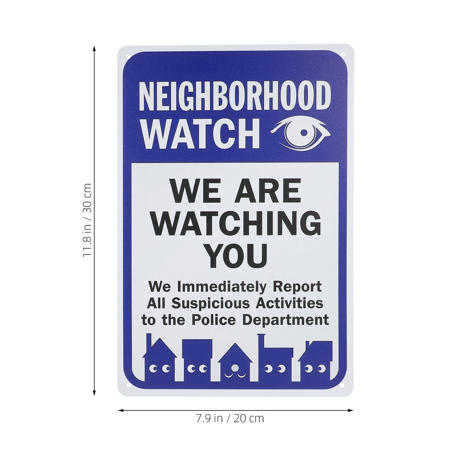 We Are Watching You Sign Weath - Home Security Outdoor avaliação e preço