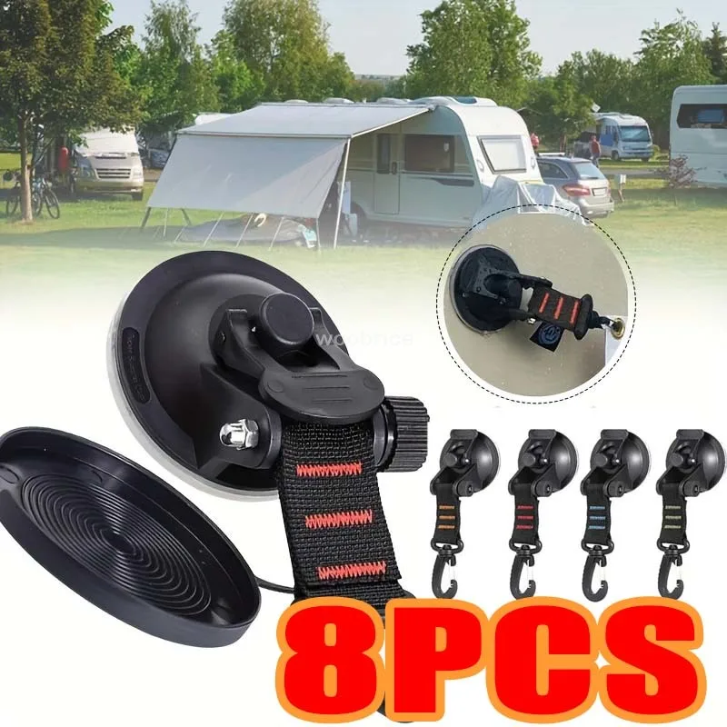 1/8 Pcs Car Tent Suction Cups  - Home Security Outdoor avaliação e preço
