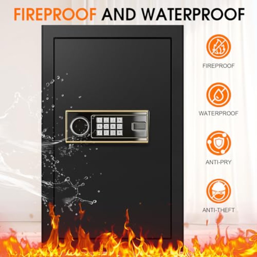 3.4 Cuft Large Fireproof Safe  - Safe Box Digital avaliação e preço