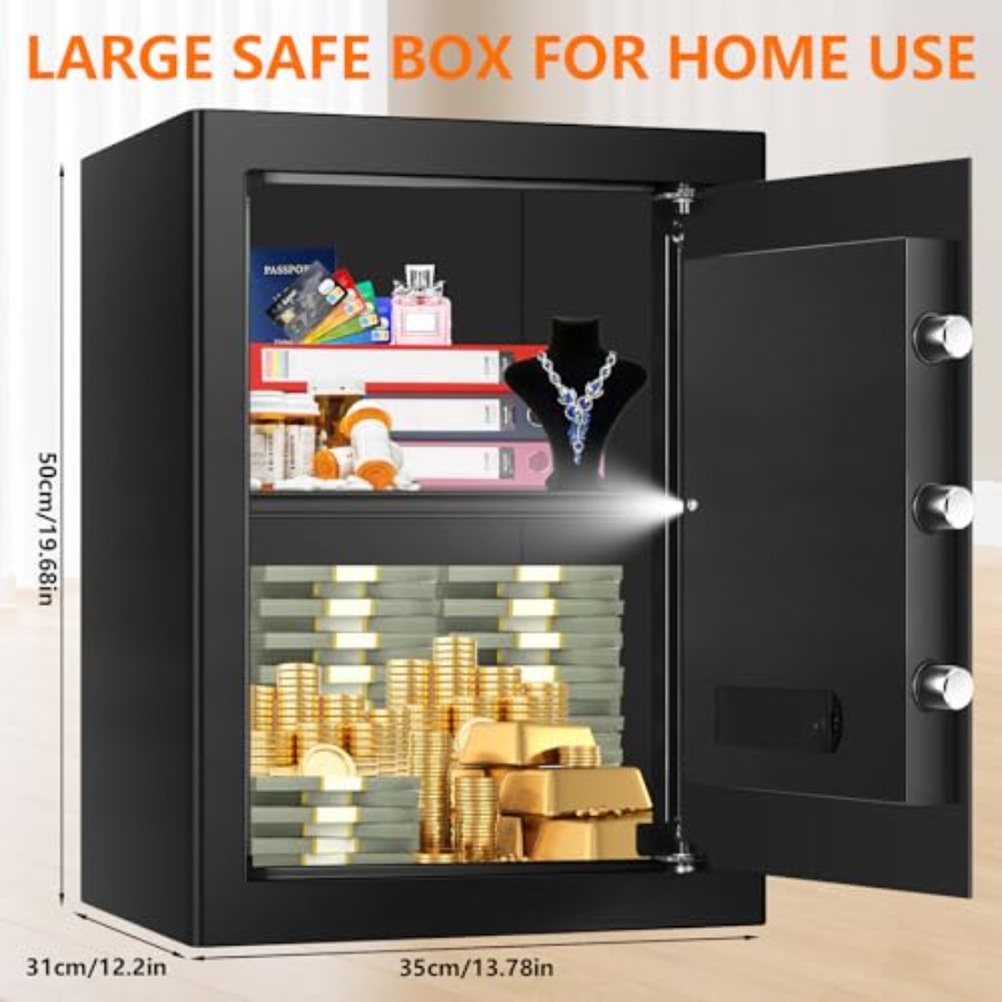 3.4 Cuft Large Fireproof Safe  - Safe Box Digital avaliação e preço