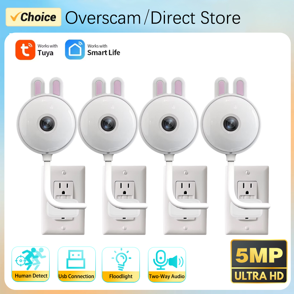 5MP Tuya Doodle WiFi USB Flood - Home Security Flood Lights avaliação e preço