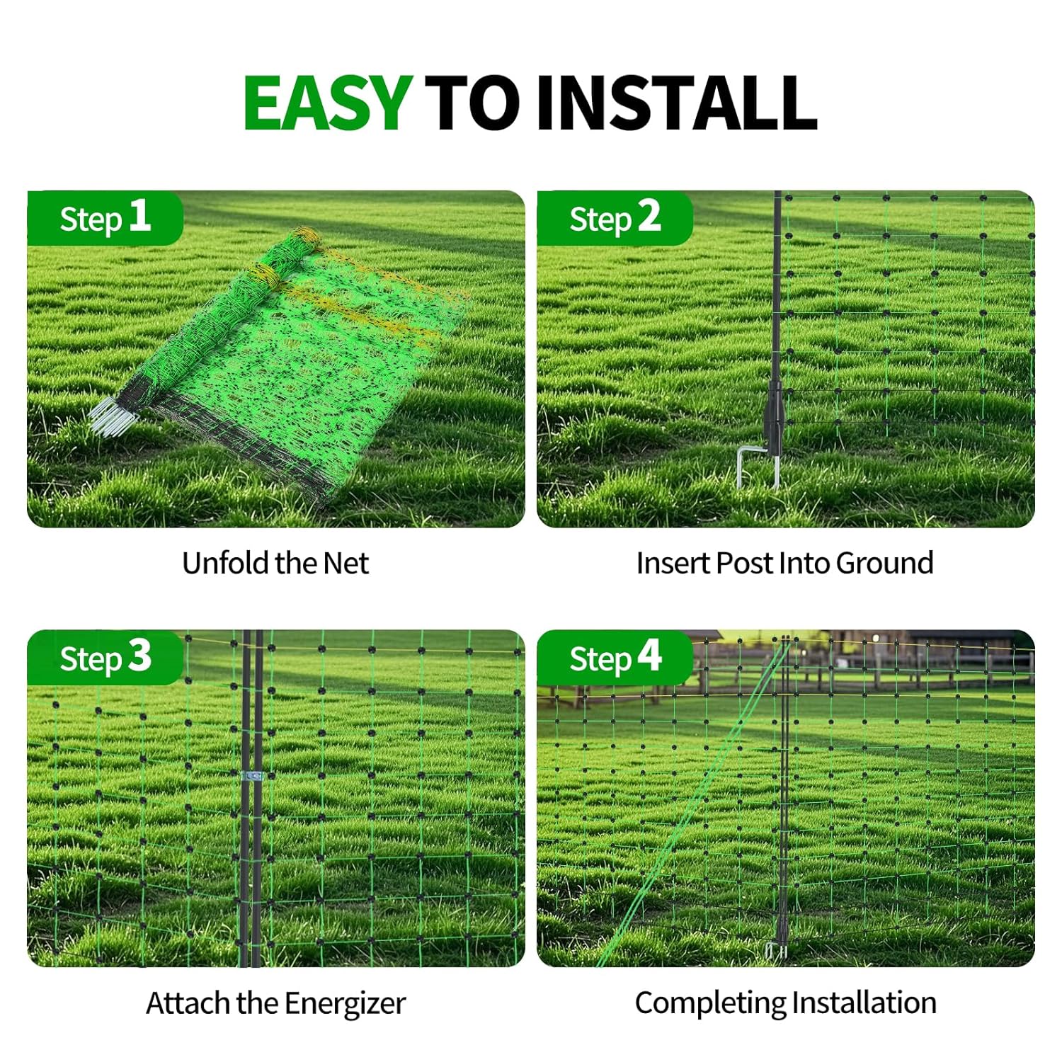 Electric Fence Netting, 49.6