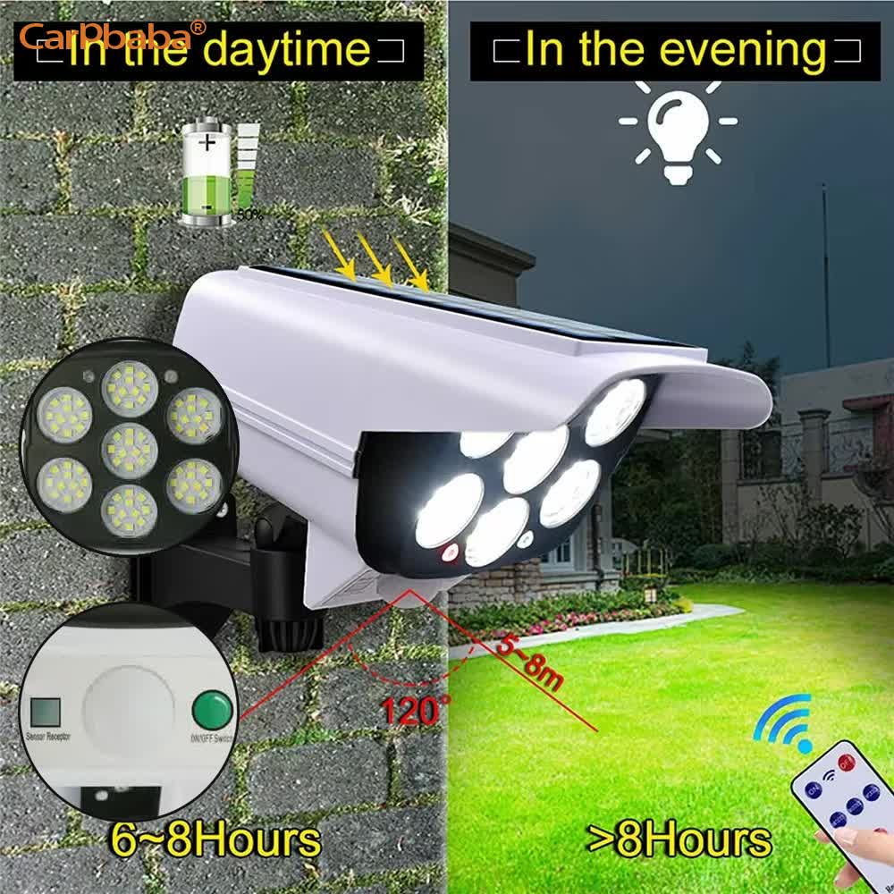 Outdoor Solar Light Motion Sen - Home Security Flood Lights avaliação e preço