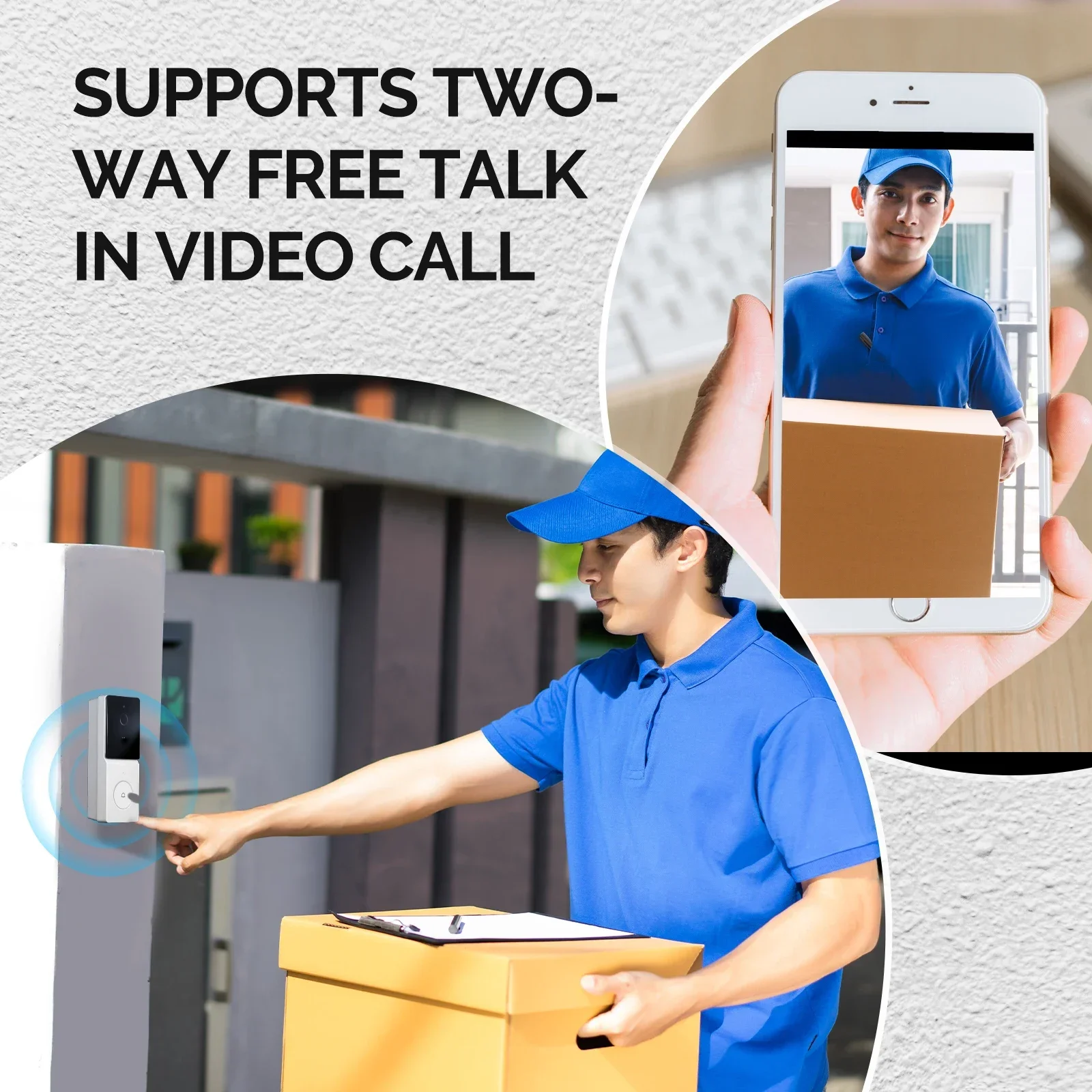 MOES Tuya Smart WiFi Video Doo - Home Security Adt avaliação e preço